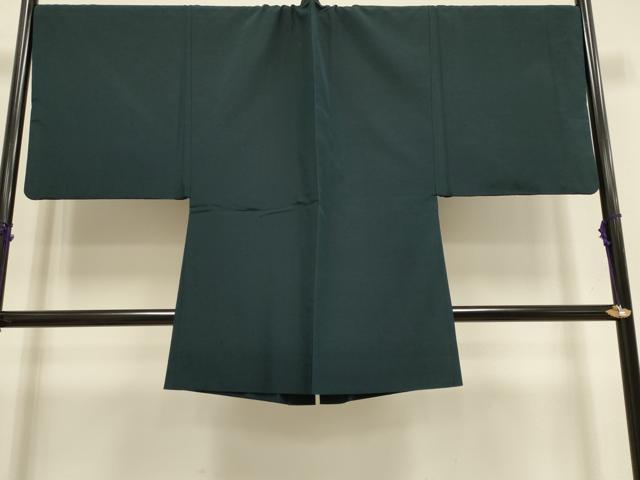 平和屋着物●極上 男性 紬 アンサンブル 色無地 濃い褐返色 逸品 DZAB4323kh6