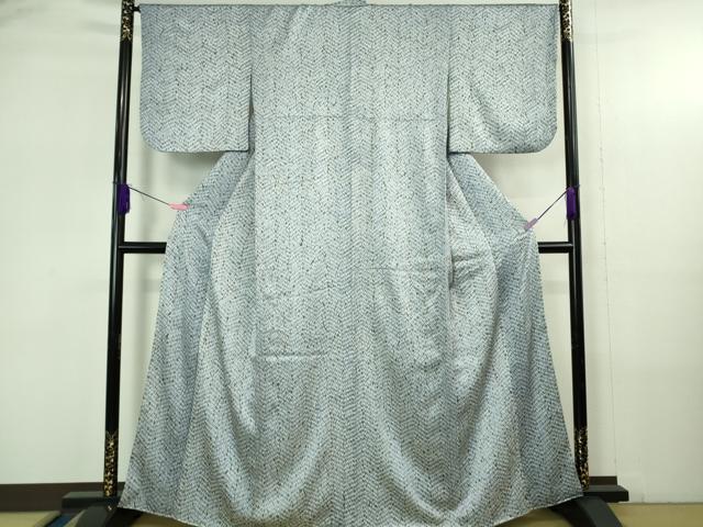 平和屋着物●極上 名門 藤娘きぬたや・総絞り 杢目絞り 小紋 逸品 DZAB4327kh6