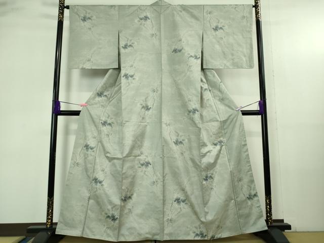平和屋着物●極上 都喜ヱ門 本場大島紬 蔦の葉文 藤絹織物謹製 逸品 未使用 DZAB4338kh6