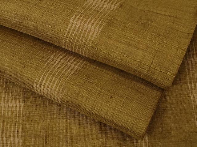 平和屋着物*極上 夏物 紗紬 間道 灰茶色地 やまと金ラベル 逸品 DZAB4377kh6