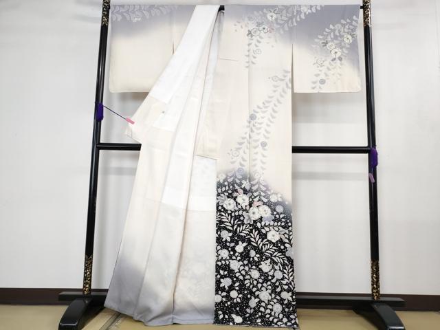 平和屋本店●極上 訪問着 作家物 辻が花 暈し染め 逸品 DZAB4414kh6