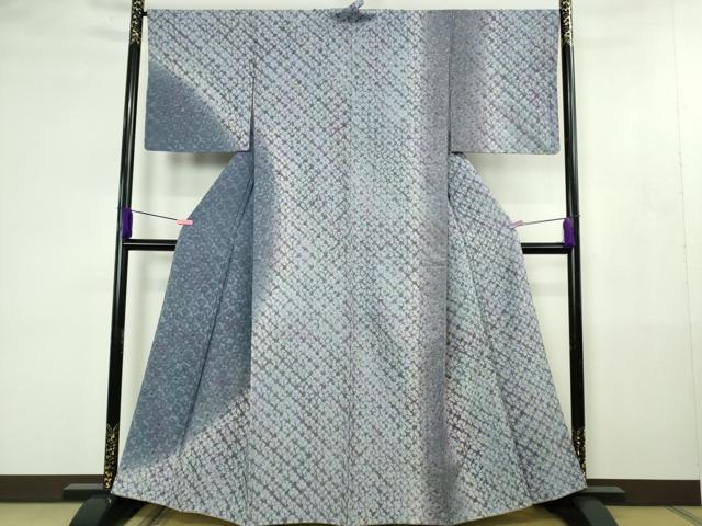 平和屋着物●極上 訪問着 紬地 漢方染 逸品 未使用 DZAB4472kh6