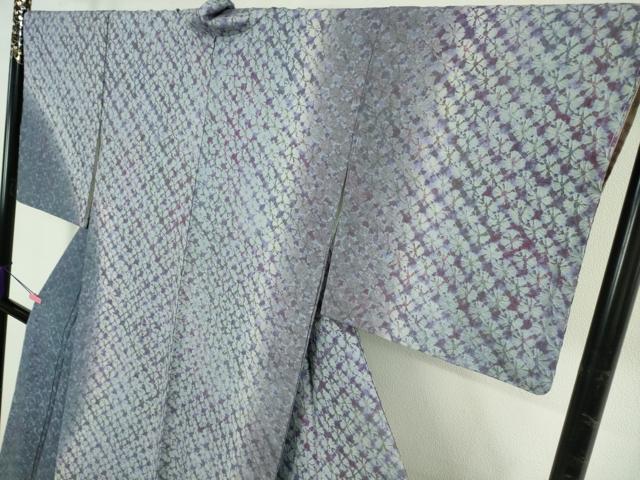 平和屋着物●極上 訪問着 紬地 漢方染 逸品 未使用 DZAB4472kh6