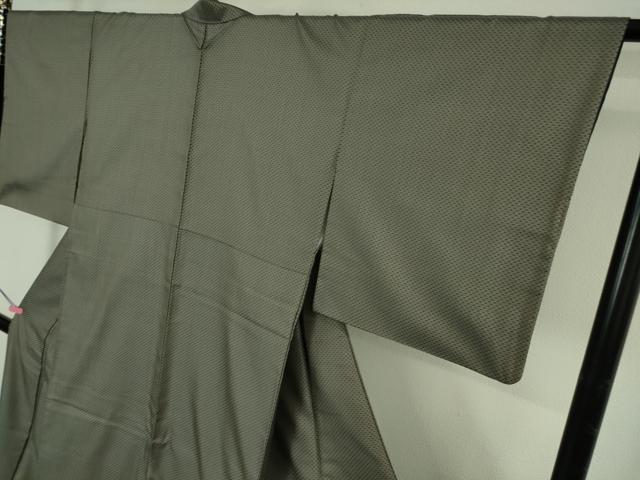 平和屋本店●超希少 本場黄八丈 黒八丈 たつみ綾 紬 逸品 DZAB4484kh6