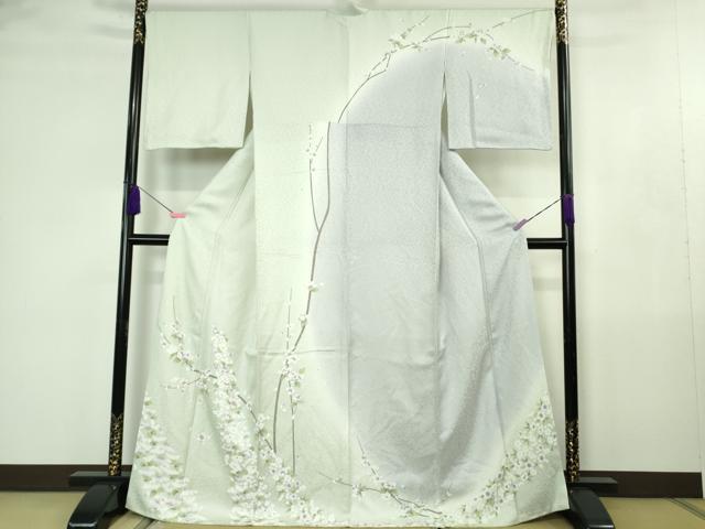 平和屋本店●極上 訪問着 枝花文 暈し染め 逸品 DZAB4498kh6