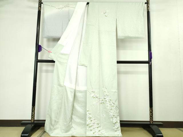 平和屋本店●極上 訪問着 枝花文 暈し染め 逸品 DZAB4498kh6