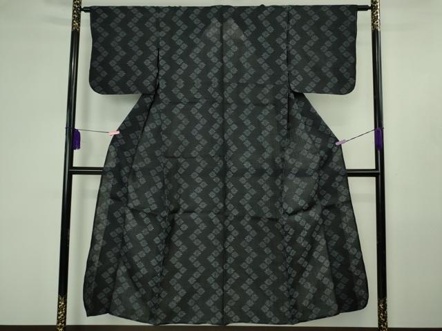 平和屋本店*極上 夏物 重要無形文化財 本場宮古上布 菊菱文 苧麻 逸品 DZAB4499kh6