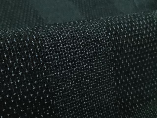 平和屋本店●極上 白鷹お召 110亀甲 市松文様 逸品 DZAB4602kh6