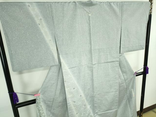 平和屋着物▽極上 二代目 川村久太郎 本場大島紬 薩摩結城 訪問着 単衣 柳工房 森忠則作 草花 証紙付き 逸品 DZAB4627kh6