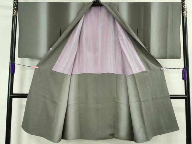 平和屋着物∞極上 道中着 ロング丈 お召地 花地紋 暈し染め 逸品 DZAB4639kh6