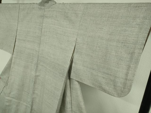 平和屋本店●極上 本場結城紬 重要無形文化財 100亀甲 総詰め 証紙付き 逸品 DZAB4676kh6