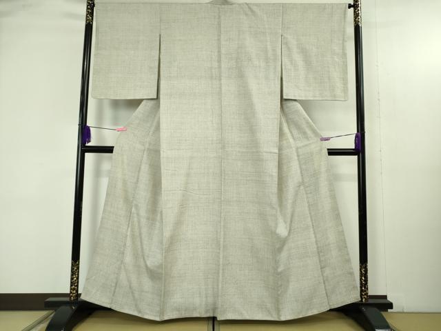 平和屋本店●極上 本場結城紬 重要無形文化財 100亀甲 総詰め 逸品 DZAB4677kh6