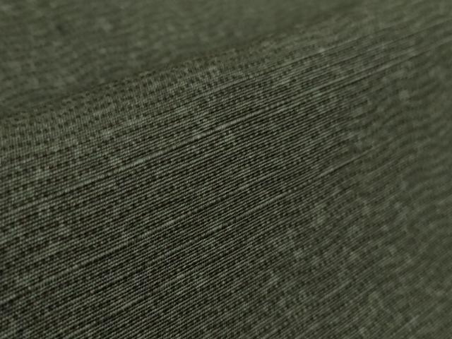 平和屋本店●極上 男性 銀座もとじ お召 キングサイズ 羊羹色 逸品 DZAB4694kh6