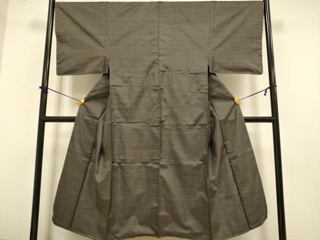 平和屋着物●極上 男性 本場大島紬 アンサンブル 長羽織 逸品 未使用 DZAB4702kh6