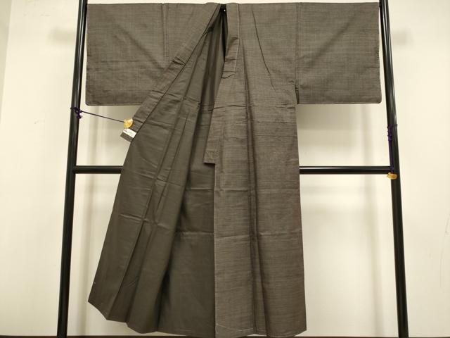 平和屋着物●極上 男性 本場大島紬 アンサンブル キングサイズ 長襦袢・長羽織セット 100亀甲 総詰め やまと誂製 逸品 未使用 DZAB4708kh6