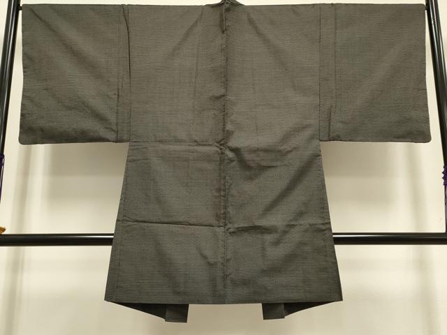 平和屋着物●極上 男性 本場大島紬 アンサンブル 長羽織 100亀甲 総詰め 逸品 DZAB4713kh6