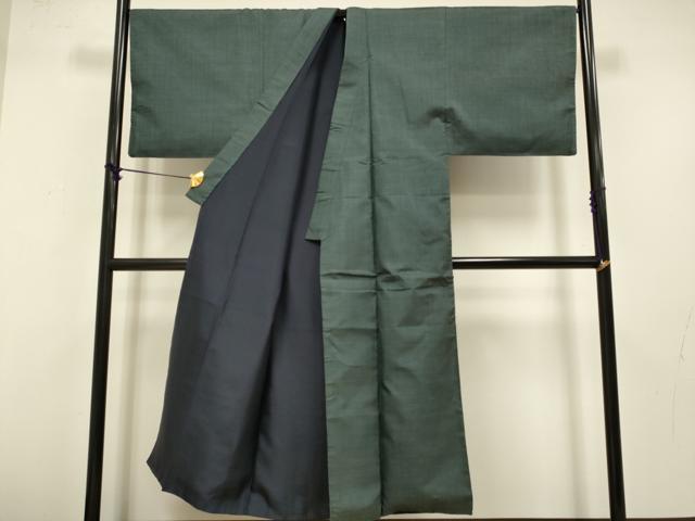 平和屋着物●極上 男性 本場大島紬 アンサンブル 長羽織 100亀甲 総詰め 逸品 DZAB4720kh6