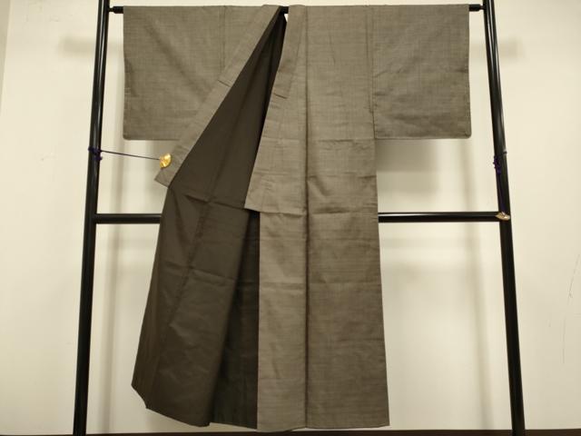 平和屋着物●極上 男性 本場大島紬 アンサンブル 長羽織 一元絣 平武則作 羽裏:伊勢海老・宝船 証紙付き 逸品 未使用 DZAB4721kh6