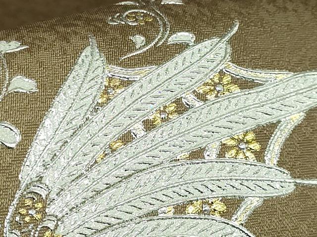 平和屋着物●極上 金彩友禅 卓越技能者・名工・和田光正監修 華陽 太鼓柄袋帯 鳳凰 金銀彩 逸品 DZAB4759kh6