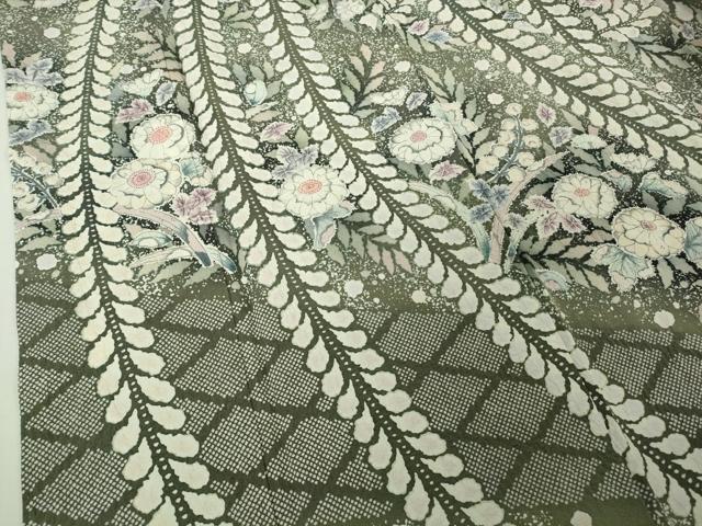 平和屋着物●極上 越後十日町の一流染匠 桐屋・翠山工房 訪問着 辻が花 暈し染め 逸品 DZAB4859kh6
