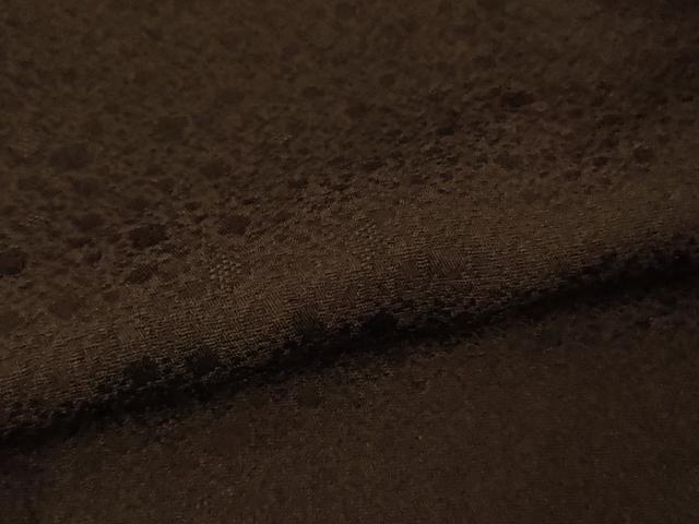 平和屋着物∞極上 男性 長羽織 黒鳶色 逸品 DZAB4865kh6