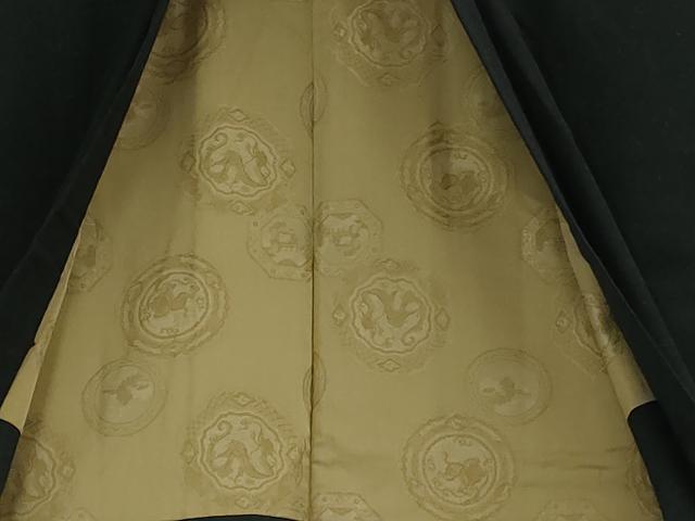平和屋着物∞極上 男性 袖なし羽織 髭紬地 黒地 逸品 DZAB4880kh6