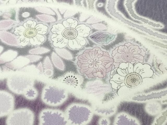 平和屋着物●極上 訪問着 辻が花 地紙 暈し染め ロング丈 逸品 新品 DZAB4939kh6