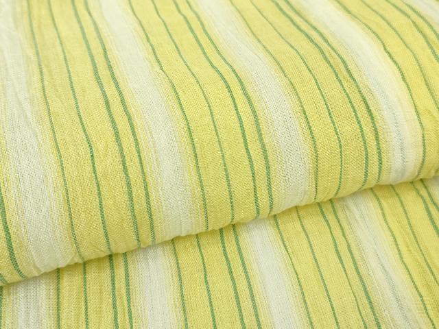 平和屋着物*極上 夏物 本場小千谷ちぢみ 麻 間道 逸品 DZAB4984kh6