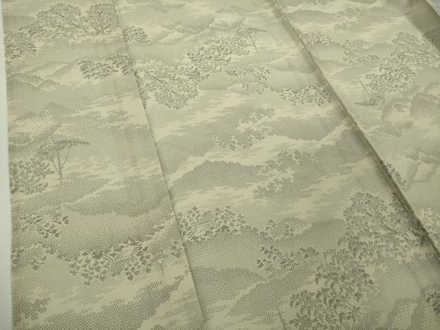 平和屋着物*極上 夏物 本場大島紬 夏大島 7マルキ 樹林風景 逸品 DZAB4998kh6