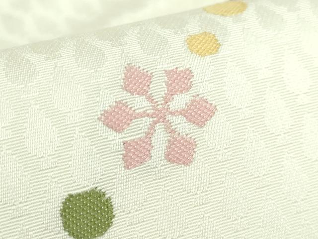 平和屋着物●極上 九寸名古屋帯 熊 雪華 逸品 DZAB5020kh6