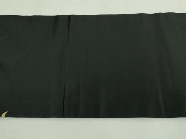 平和屋着物●極上 アンティーク 大正ロマン 九寸名古屋帯 総手刺繍 龍 黒地 銀糸 逸品 DZAB5022kh6