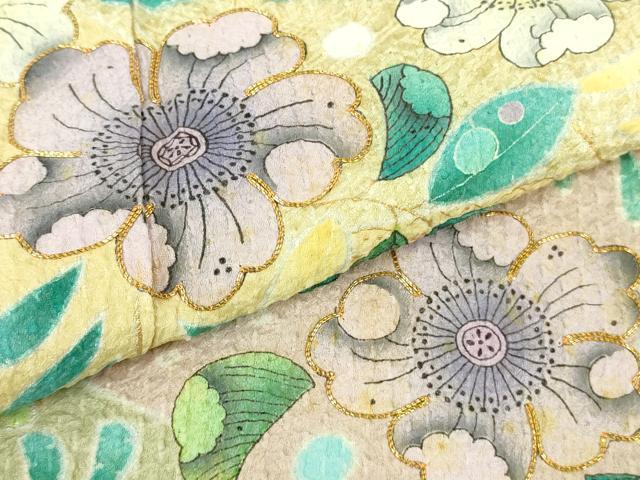 平和屋着物●極上 訪問着 駒刺繍 辻が花 金彩 逸品 未使用 DZAB5170kh6