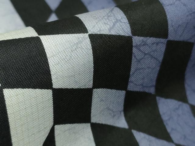平和屋本店●極上 本場染大島紬 変わり縞 逸品 DZAB5184kh6