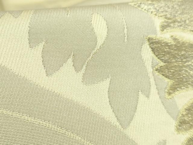 平和屋着物●極上 ジャパンオートクチュール 渡辺雪三郎 六通柄袋帯 唐草文 金糸 逸品 DZAB5257kh6