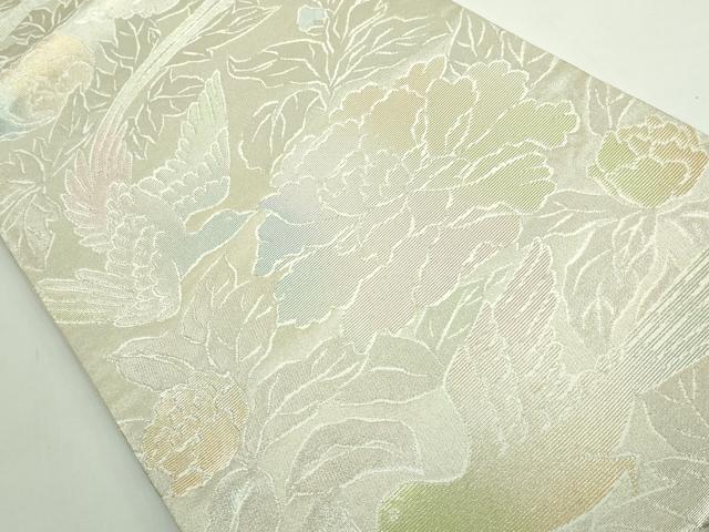 平和屋本店●極上 龍村美術織物 たつむら 六通柄袋帯 花鳥苑遊錦 金銀糸 逸品 DZAB5342kh6