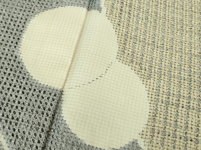 平和屋着物●極上 奄美大島泥染色家 赤塚花穂 中国三大刺繍 スワトウ刺繍 汕頭刺繍 本場大島紬 訪問着 逸品 DZAB5376kh6