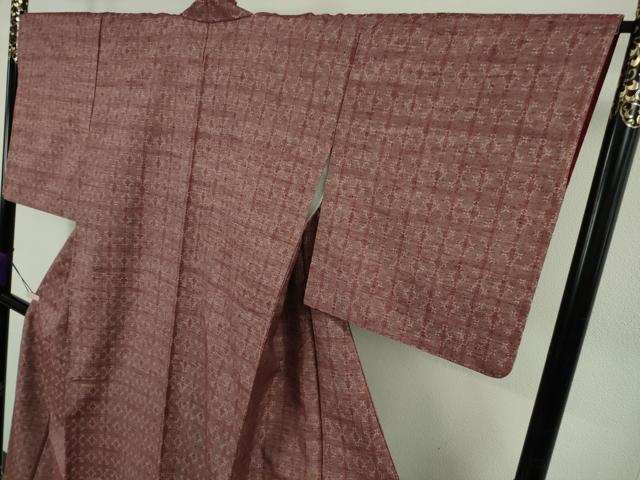 平和屋着物●極上 本場琉球 読谷山花織 紬地 逸品 DZAB5431kh6