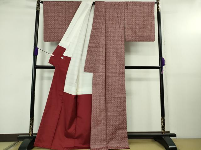 平和屋着物●極上 本場琉球 読谷山花織 紬地 逸品 DZAB5431kh6