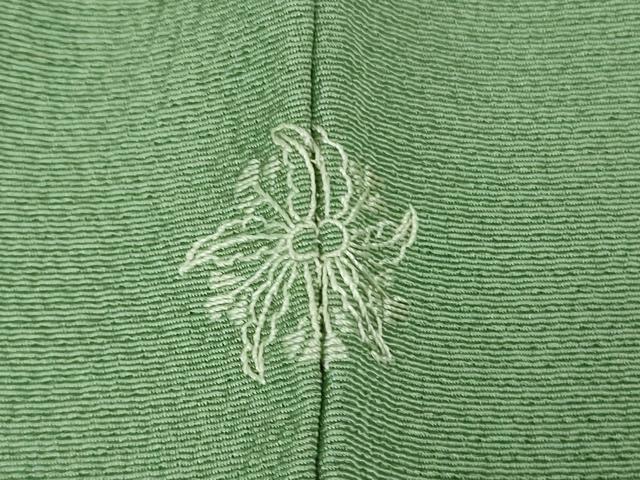 平和屋着物●極上 人間国宝 福田喜三郎 色留袖 刺繍 相良刺繍 結び紐 地紙花文 暈し染め 金糸 逸品 DZAB5446kh6