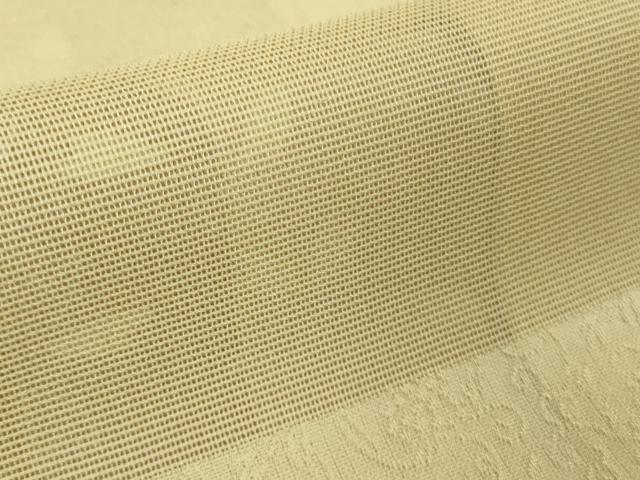 平和屋着物●極上 小紋 舞桜 横段紋紗 砥粉色地 逸品 DZAB5455kh6