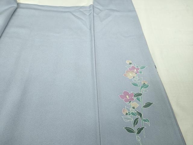 平和屋本店●極上 訪問着 友禅 作家物 草花文 逸品 未使用 DZAB5473kh6