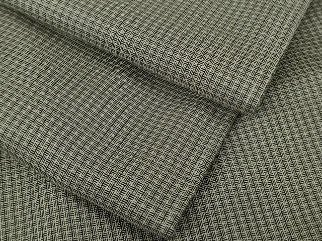 平和屋本店●極上 男性 本場大島紬 アンサンブル キングサイズ 黒橡色×潤色 逸品 未使用 DZAB5479kh6