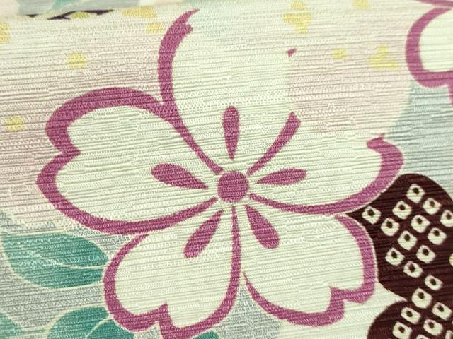 平和屋着物●極上 ワンタッチつけ帯 花兎 逸品 DZAB5549kh6