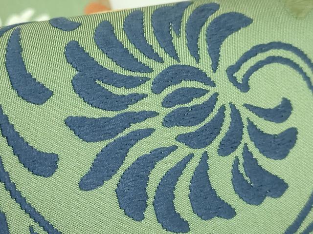平和屋本店●極上 俵屋 人間国宝 喜多川平朗 有職織物 六通柄袋帯 唐織 厳島唐草 共箱付き 逸品 DZAB5586kh6