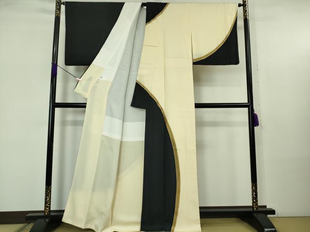平和屋本店●極上 ジャパンオートクチュール 渡辺雪三郎 訪問着 金彩 逸品 DZAB5613kh6