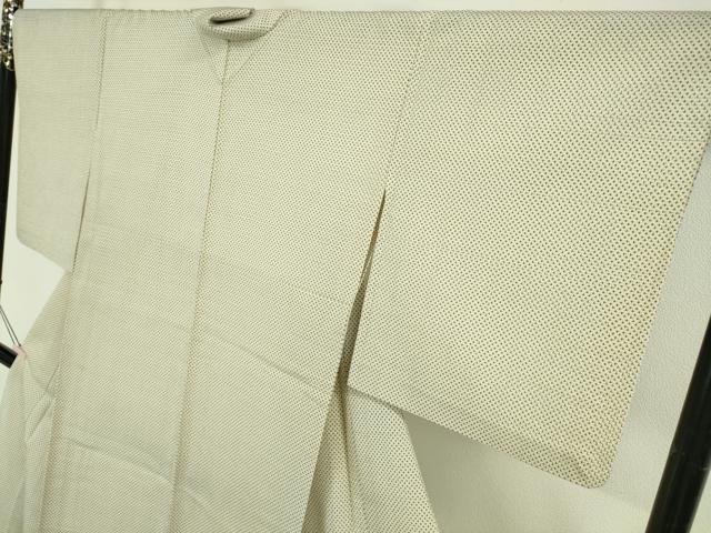 平和屋着物▽極上 本塩沢 単衣 十字絣 逸品 DZAB5643kh6
