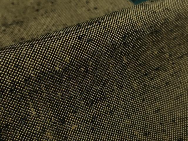 平和屋本店▽希少 ざざんざ織 伊兵衛織 単衣 間道 逸品 DZAB5694kh6