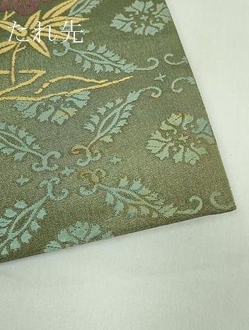 平和屋着物●極上 紋屋井関 御寮織 六通柄袋帯 唐織 花鳥文 逸品 DZAB5703kh6
