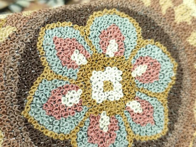平和屋本店●最高級 中国三大刺繍 総相良刺繍 総刺繍 袋帯 200万粒 総詰め 正倉院花文 金糸 逸品 DZAB5712kh6