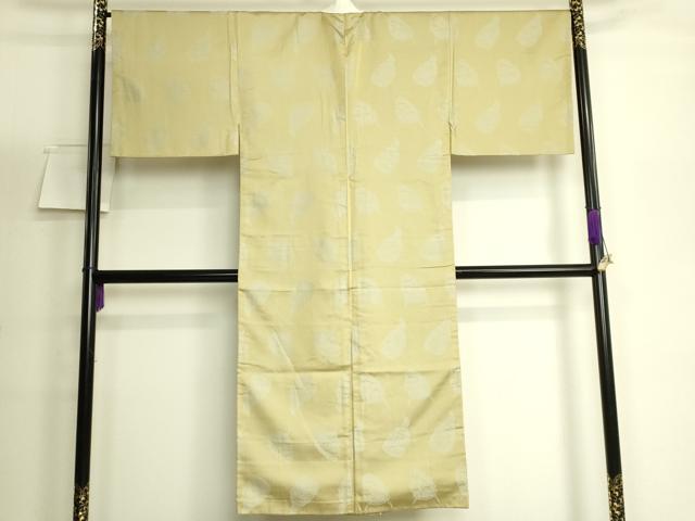 平和屋着物●極上 男性 長襦袢 袷 翁 面 逸品 DZAB5797kh6